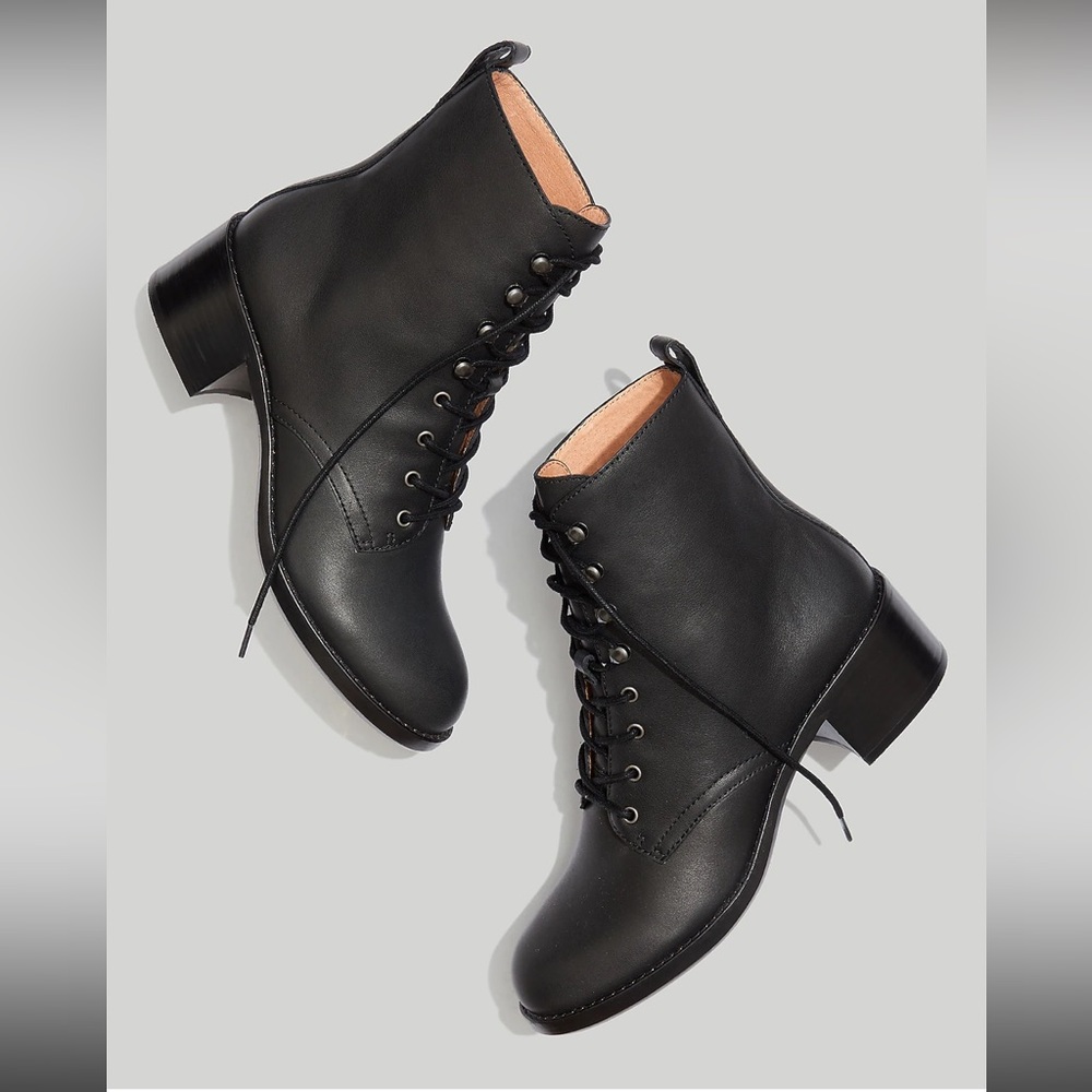 Madewell Patti Lace-Up Boots